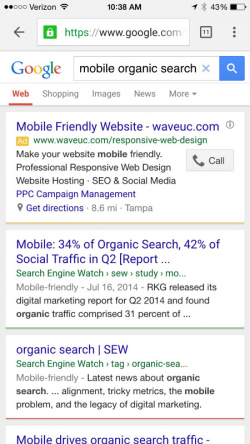 Organic Search Negatively Affects Website That Are Not Mobile-Friendly