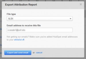HubSpot E-mail Report